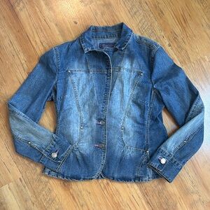 Baccini Denim Jean Jacket Womens M